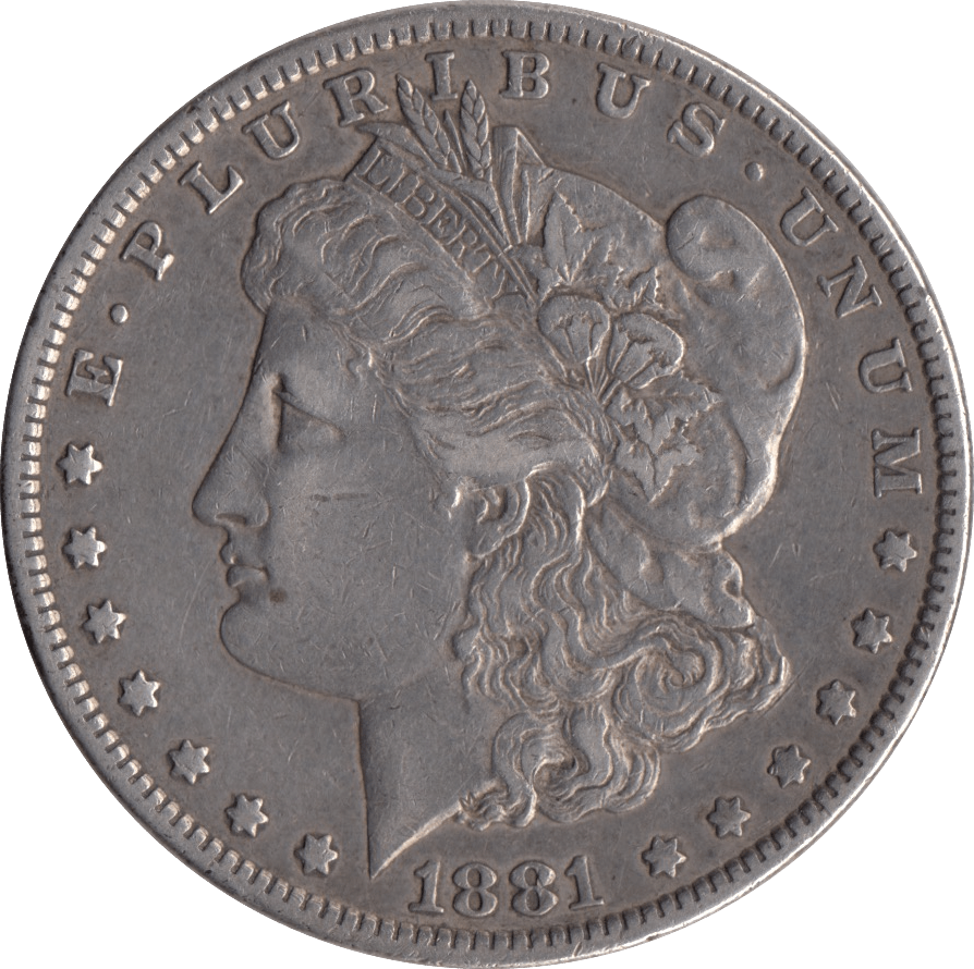 1881 SILVER MORGAN DOLLAR USA NEW ORLEANS MINT - SILVER WORLD COINS - Cambridgeshire Coins