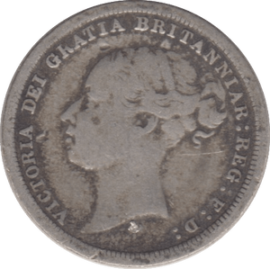 1881 SIXPENCE ( FAIR ) A - Sixpence - Cambridgeshire Coins