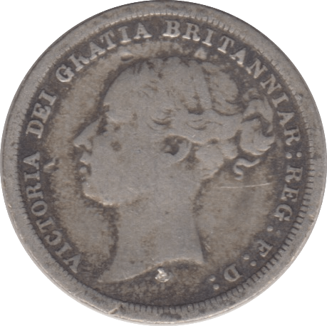 1881 SIXPENCE ( FAIR ) A - Sixpence - Cambridgeshire Coins