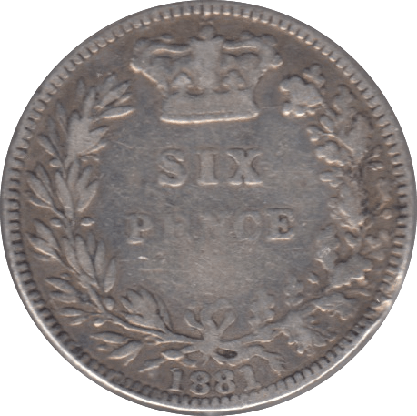 1881 SIXPENCE ( GF ) 1 - Sixpence - Cambridgeshire Coins