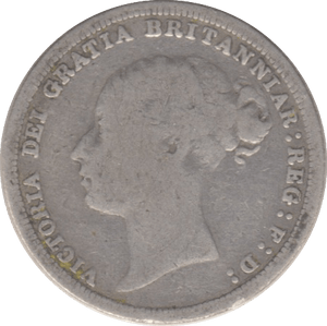 1881 SIXPENCE ( NF ) - Sixpence - Cambridgeshire Coins