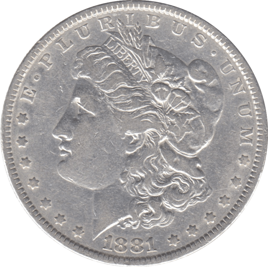 1881 USA SILVER MORGAN DOLLAR - WORLD COINS - Cambridgeshire Coins