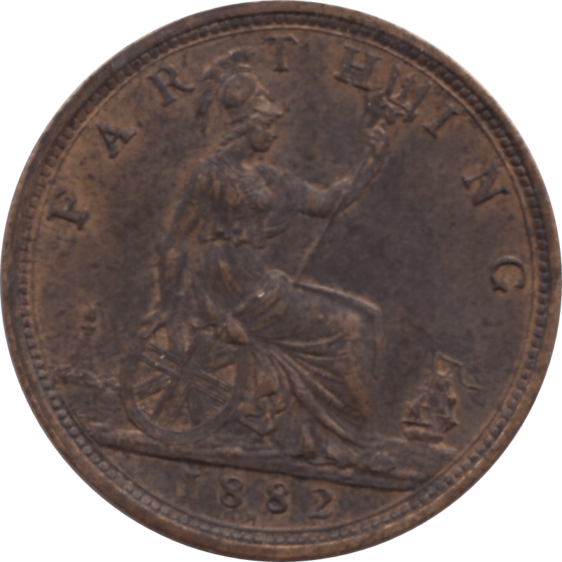 1882 FARTHING 2 H ( EF ) 72 - Farthing - Cambridgeshire Coins
