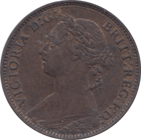 1882 FARTHING ( AUNC ) 23 H - Farthing - Cambridgeshire Coins