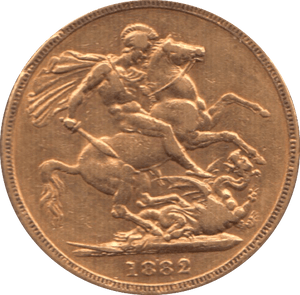 1882 GOLD SOVEREIGN ( GVF ) MELBOURNE MINT - Sovereign - Cambridgeshire Coins