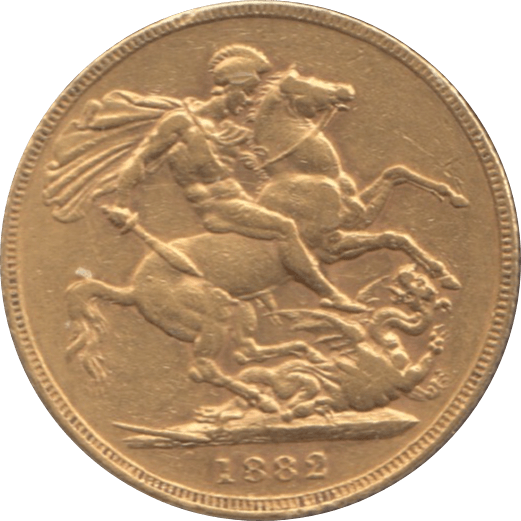 1882 GOLD SOVEREIGN ( GVF ) MELBOURNE MINT - Sovereign - Cambridgeshire Coins