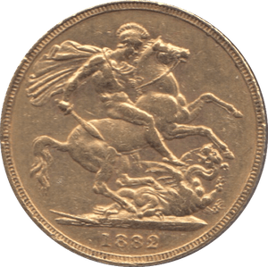 1882 GOLD SOVEREIGN ( GVF ) - Sovereign - Cambridgeshire Coins