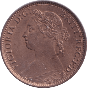 1882 H FARTHING ( BU ) - Farthing - Cambridgeshire Coins