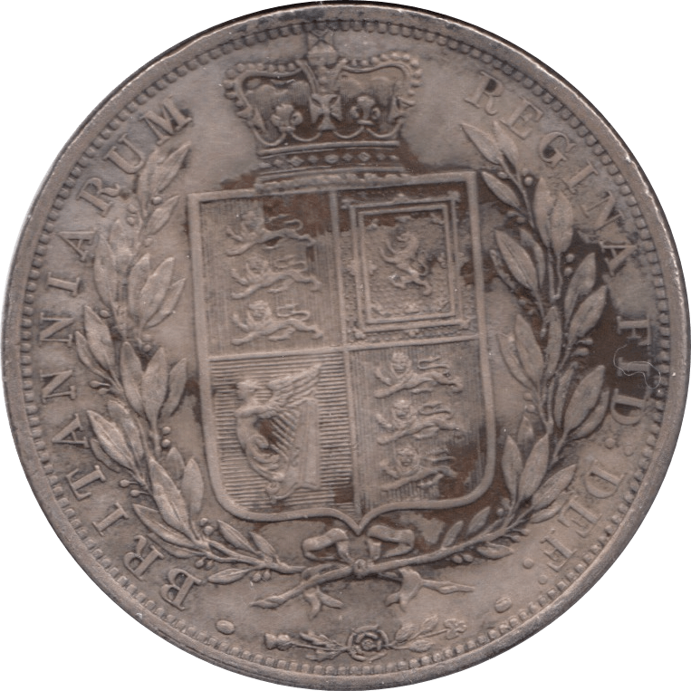 1882 HALFCROWN ( EF ) 1 - Halfcrown - Cambridgeshire Coins