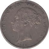1882 HALFCROWN ( EF ) 1 - Halfcrown - Cambridgeshire Coins