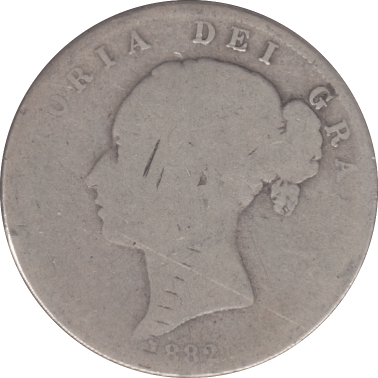 1882 HALFCROWN ( FAIR ) 6 - Halfcrown - Cambridgeshire Coins