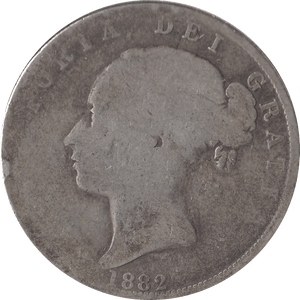 1882 HALFCROWN ( FAIR ) 7 - Halfcrown - Cambridgeshire Coins