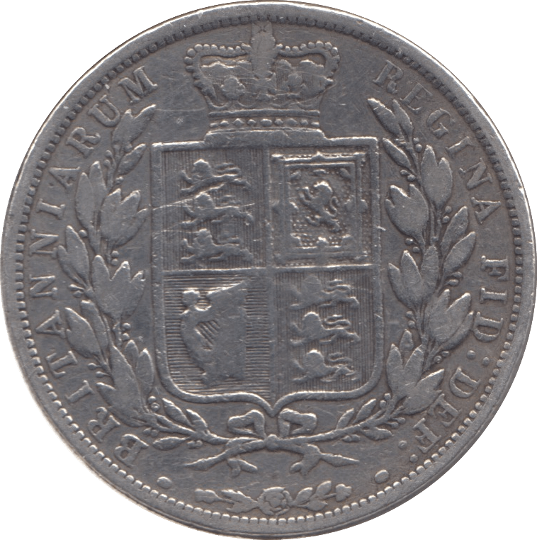 1882 HALFCROWN ( FINE ) - HALFCROWN - Cambridgeshire Coins