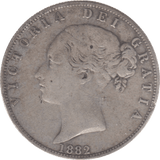 1882 HALFCROWN ( GF ) 8 - Halfcrown - Cambridgeshire Coins