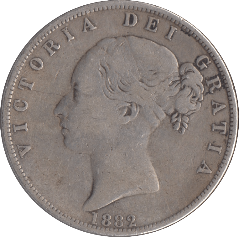 1882 HALFCROWN ( GF ) - HALFCROWNS - Cambridgeshire Coins