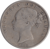 1882 HALFCROWN ( GF ) - HALFCROWNS - Cambridgeshire Coins