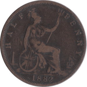 1882 HALFPENNY ( NF ) - Halfpenny - Cambridgeshire Coins