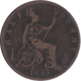 1882 HALFPENNY ( NF ) - Halfpenny - Cambridgeshire Coins