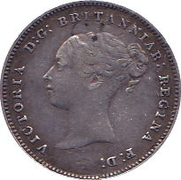 1882 MAUNDY FOURPENCE ( VF ) - Maundy Coins - Cambridgeshire Coins