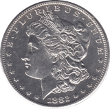 1882 MORGAN DOLLAR USA SAN FRANCISCO MINT - SILVER WORLD COINS - Cambridgeshire Coins