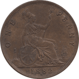 1882 PENNY 1 H ( UNC ) 98 - Penny - Cambridgeshire Coins