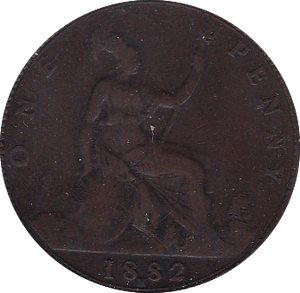 1882 PENNY ( FAIR ) H - Penny - Cambridgeshire Coins