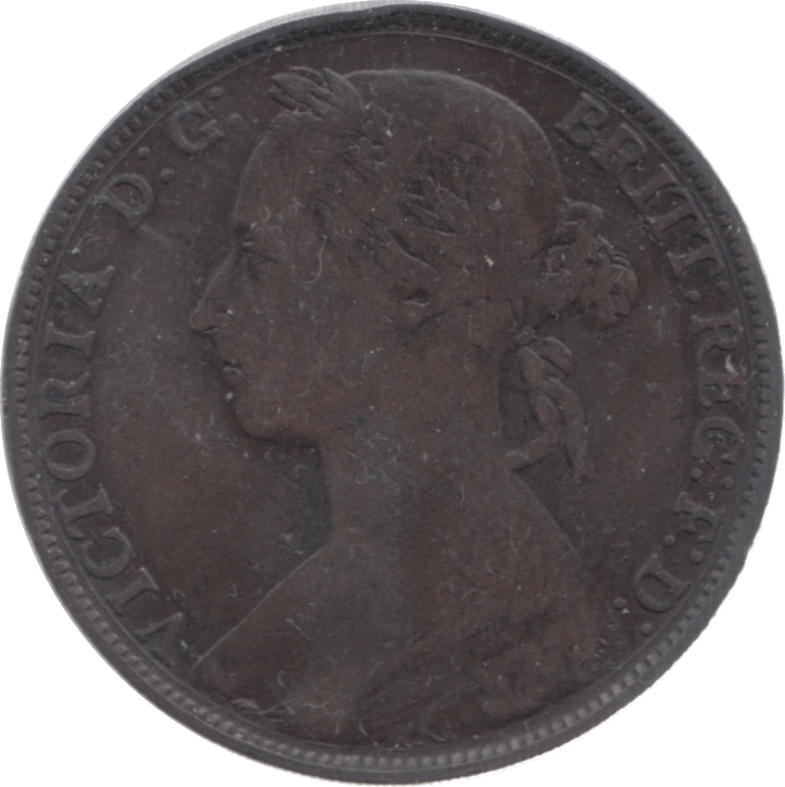 1882 PENNY ( FINE ) 7 H - Penny - Cambridgeshire Coins