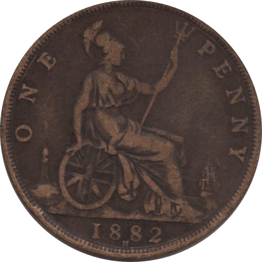 1882 PENNY ( NF ) H 21 - Penny - Cambridgeshire Coins