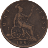 1882 PENNY ( NF ) H 21 - Penny - Cambridgeshire Coins