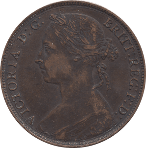1882 PENNY ( VF ) H - Penny - Cambridgeshire Coins