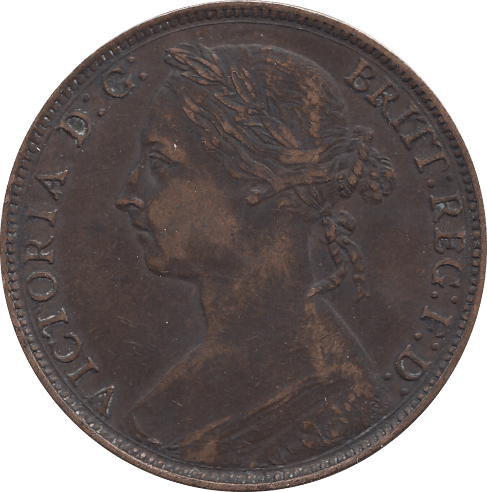 1882 PENNY ( VF ) H - Penny - Cambridgeshire Coins