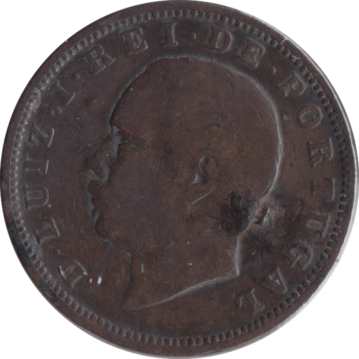 1882 PORTUGAL 20 REIS - WORLD COINS - Cambridgeshire Coins