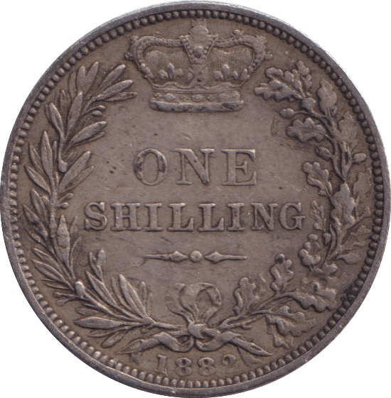 1882 SHILLING ( EF ) - Shilling - Cambridgeshire Coins