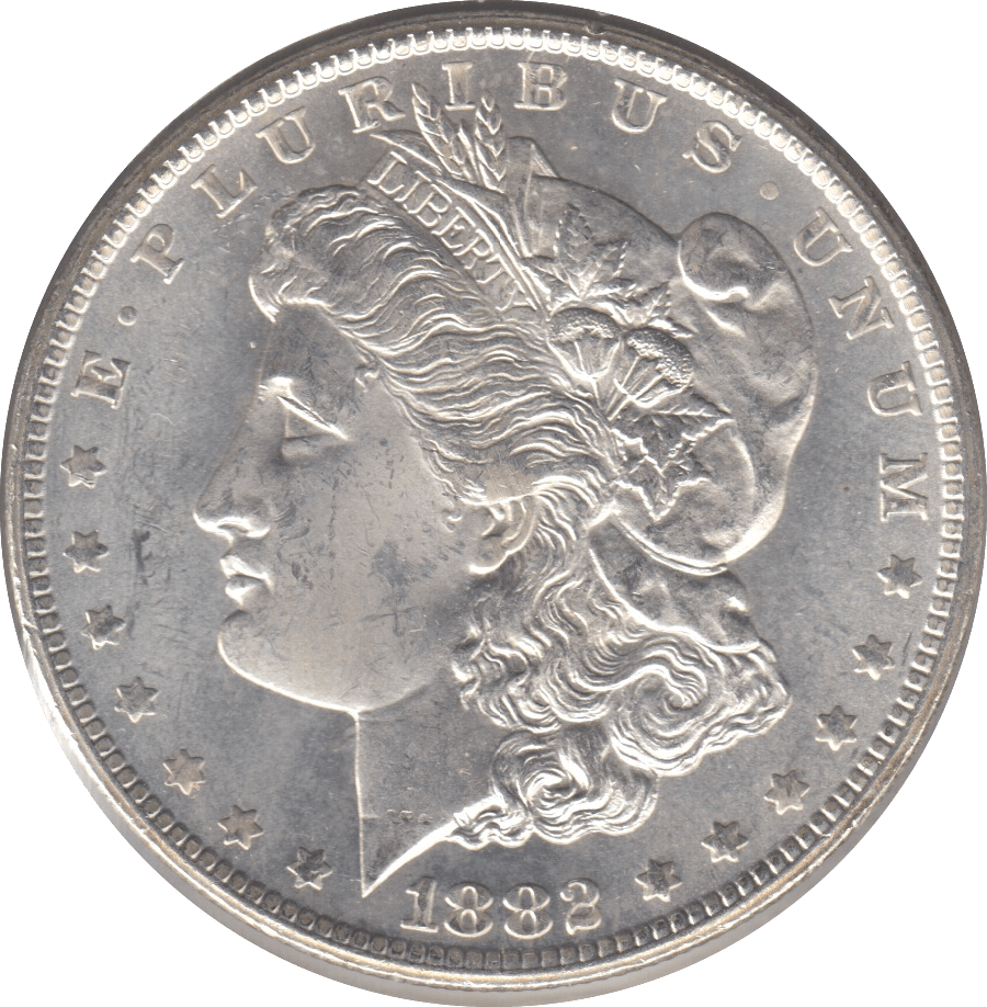 1882 SILVER MORGAN DOLLAR CARSON CITY RARE USA CC - WORLD COINS - Cambridgeshire Coins