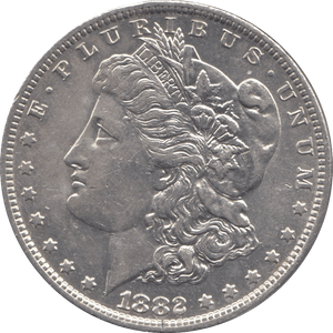 1882 SILVER MORGAN DOLLAR NEW ORLEANS - SILVER WORLD COINS - Cambridgeshire Coins