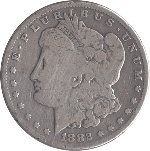 1882 SILVER MORGAN DOLLAR USA NEW ORLEANS MINT - SILVER WORLD COINS - Cambridgeshire Coins