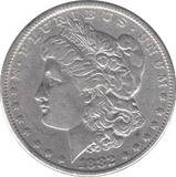 1882 SILVER MORGAN DOLLAR USA - SILVER WORLD COINS - Cambridgeshire Coins