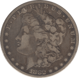 1882 SILVER MORGAN DOLLAR USA - SILVER WORLD COINS - Cambridgeshire Coins