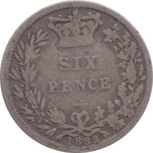 1882 SIXPENCE ( FAIR ) 1 - Sixpence - Cambridgeshire Coins