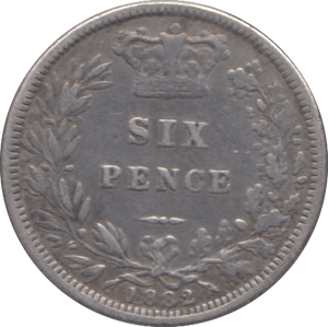 1882 SIXPENCE ( GVF ) - Sixpence - Cambridgeshire Coins