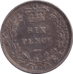 1882 SIXPENCE ( VF ) - Sixpence - Cambridgeshire Coins