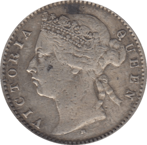 1882 STRAIT SETTLEMENTS 10 CENTS - WORLD COINS - Cambridgeshire Coins