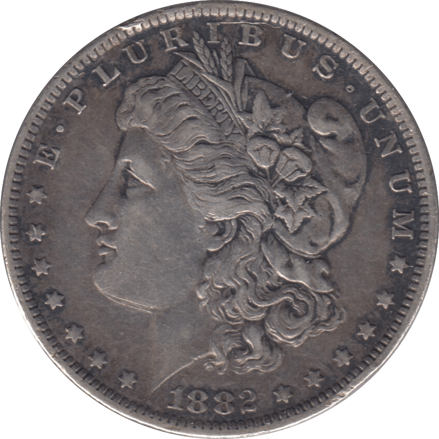 1882 USA MORGAN SILVER DOLLAR NEW ORLEANS - SILVER WORLD COINS - Cambridgeshire Coins