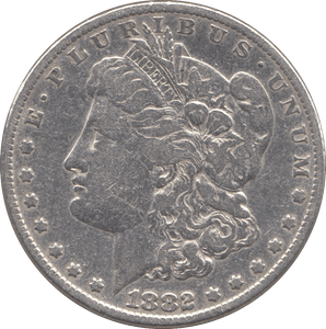 1882 USA SILVER MORGAN DOLLAR 7 - SILVER WORLD COINS - Cambridgeshire Coins