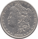 1882 USA SILVER MORGAN DOLLAR 7 - SILVER WORLD COINS - Cambridgeshire Coins