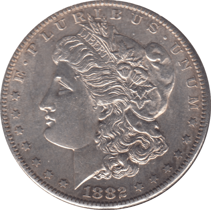 1882 USA SILVER MORGAN DOLLAR SAN FRANCISCO MINT - SILVER WORLD COINS - Cambridgeshire Coins