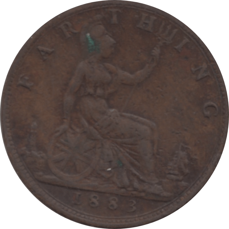 1883 FARTHING 2 ( GVF ) 71 - Farthing - Cambridgeshire Coins