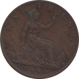 1883 FARTHING 2 ( GVF ) 71 - Farthing - Cambridgeshire Coins