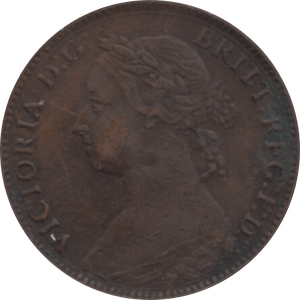 1883 FARTHING 2 ( GVF ) 71 - Farthing - Cambridgeshire Coins