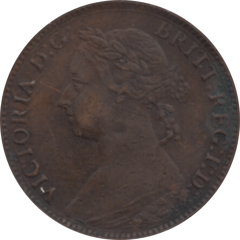 1883 FARTHING 2 ( GVF ) 71 - Farthing - Cambridgeshire Coins